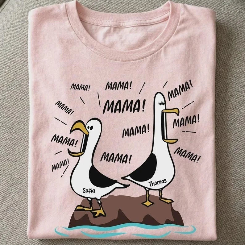 Custom Seagull Mom Shirt