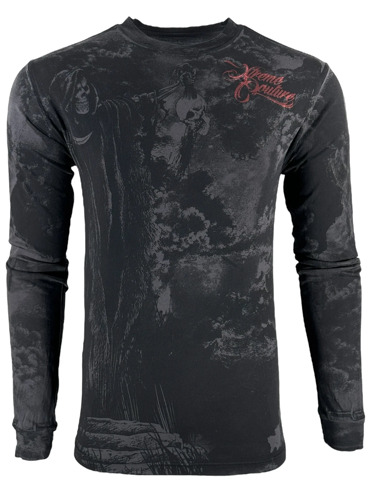 Xtreme Couture by Affliction Men's T-Shirt Rain Skull Biker S-4XL