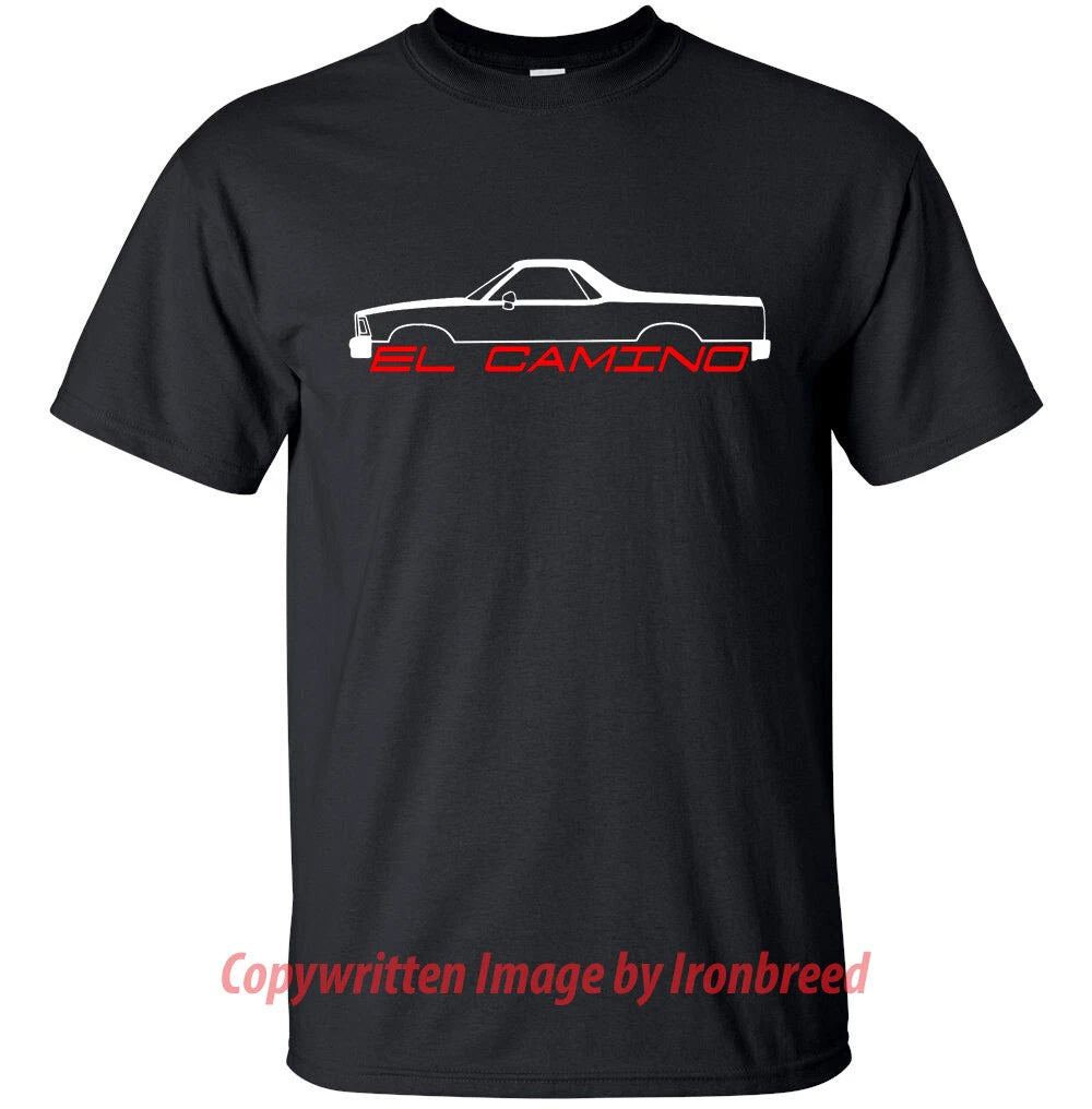 1978 - 87 Chevy El Camino 5th Generation T-Shirt Classic Emblem Side Mouldings