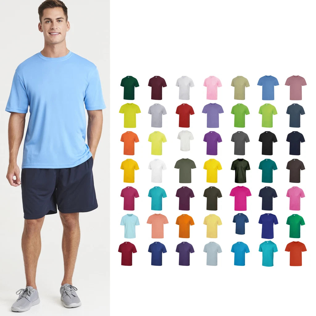 AWDis Just Cool Cool T - Moisture-wicking fabric, Self-fabric crew neck (A)