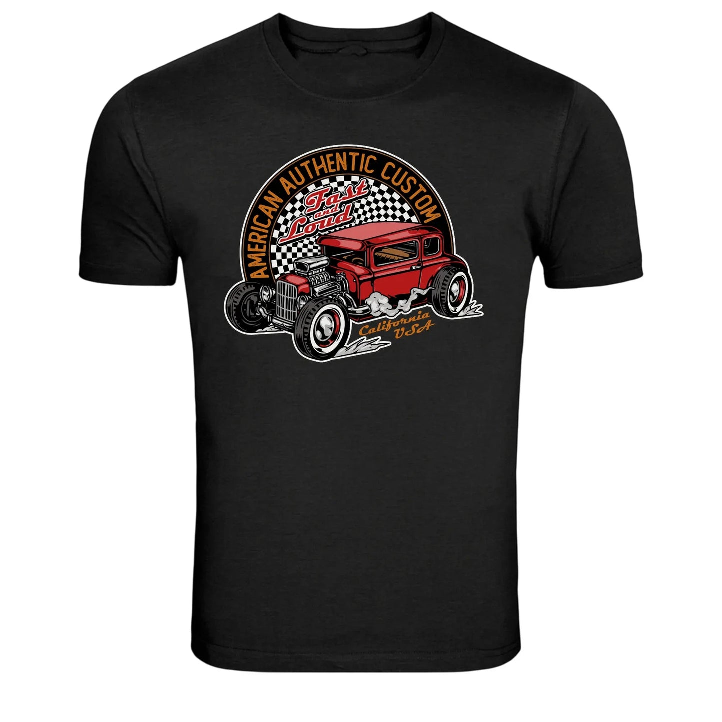 American Authentic Custom Fast And Loud Hot Rod Graphic Tee