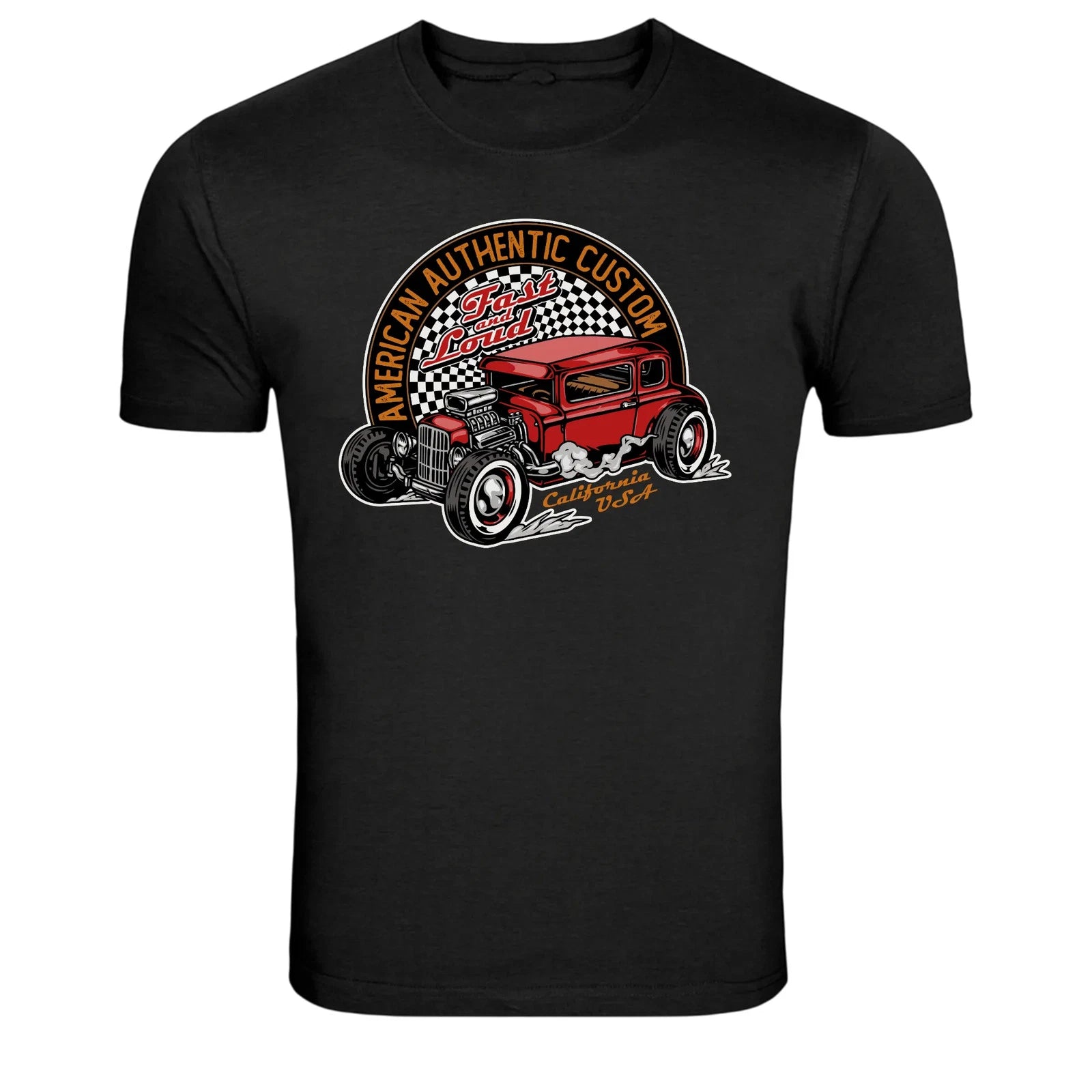 American Authentic Custom Fast And Loud Hot Rod Graphic Tee