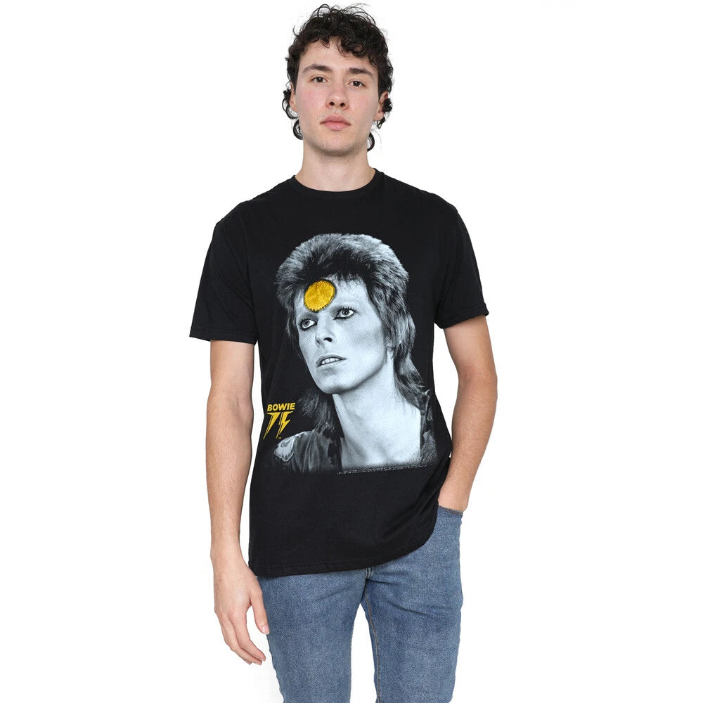 David Bowie Golden Bowie T-Shirt S-2XL, Black