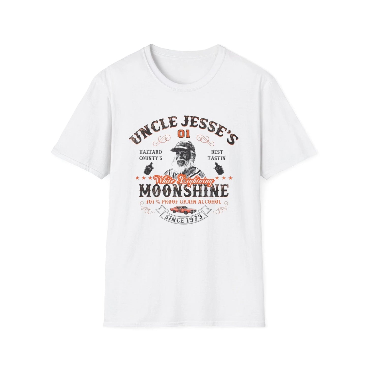 Moonshine T-Shirt | Vintage Distillery Label, Retro Rustic