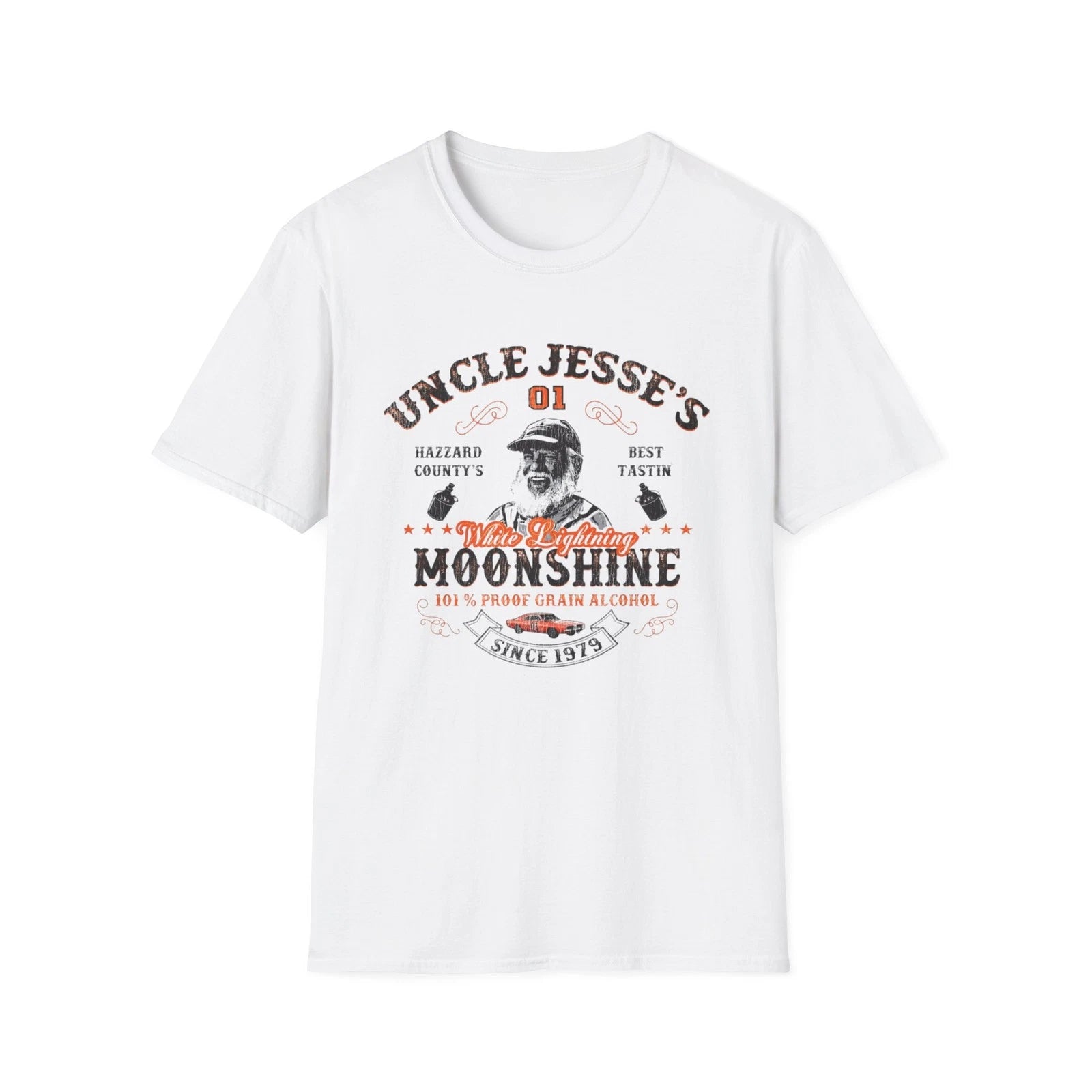 Moonshine T-Shirt | Vintage Distillery Label, Retro Rustic
