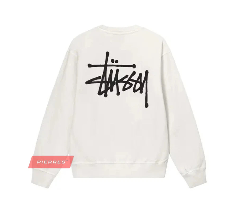 Stussy Basic Crewneck - Ash Heather - M