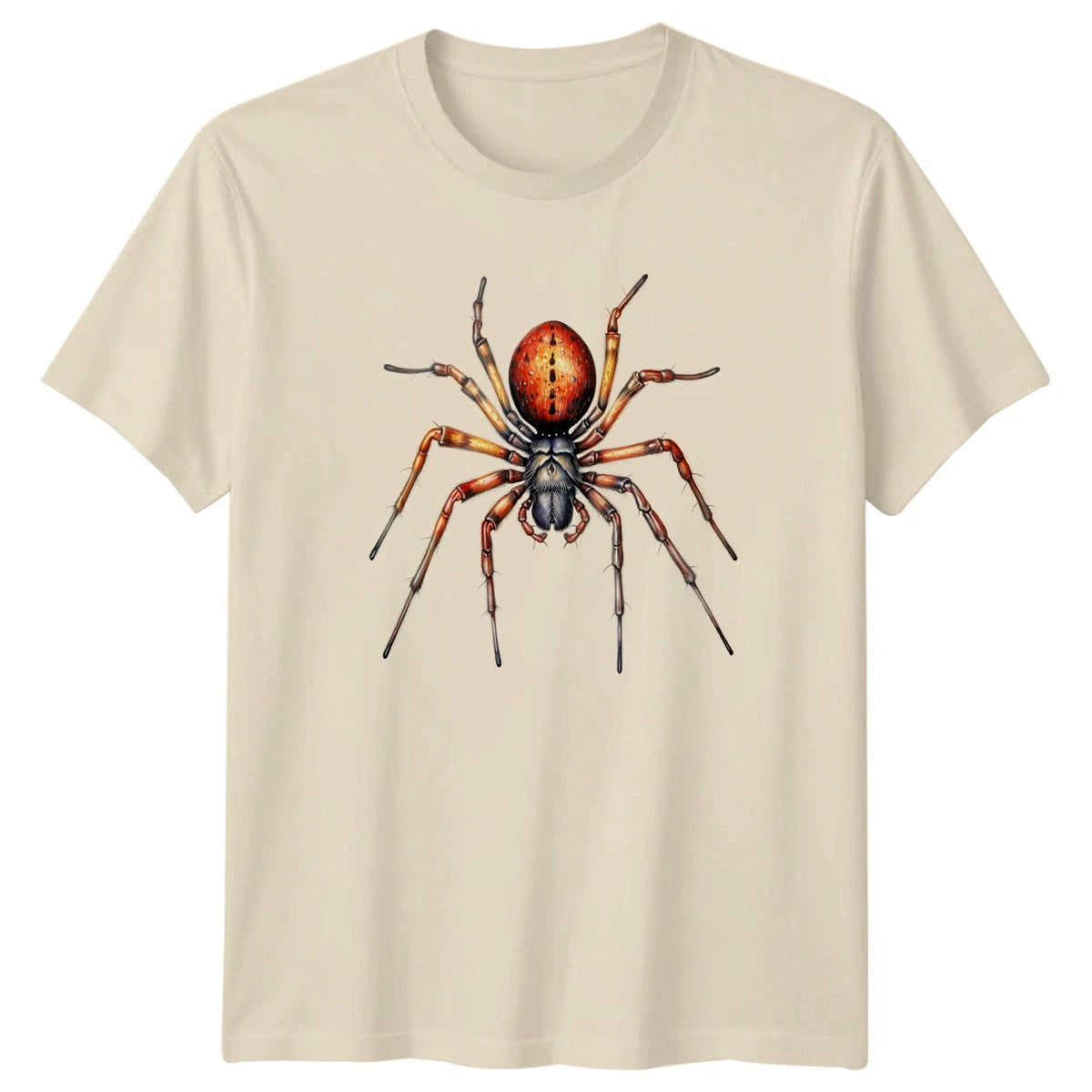Vintage Spider Illustration T-Shirt Halloween Gift For Him And Her