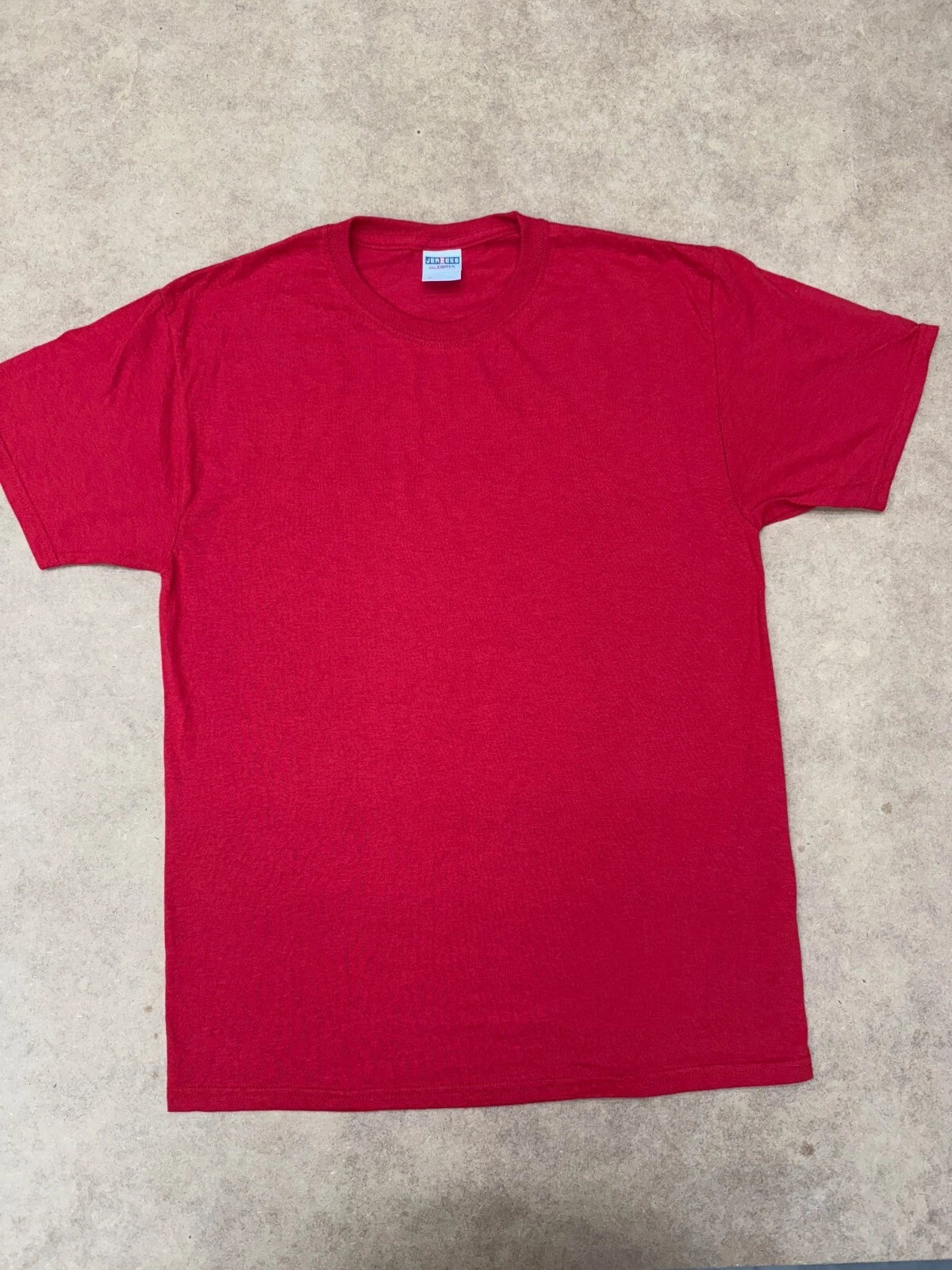 Plain Red Jerzees brand blank tshirts- size small