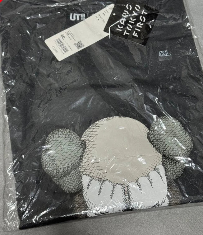 Uniqlo UT Andy Warhol x Kosuke Kawamura Banana T-Shirt Black 4XL New Rare Size