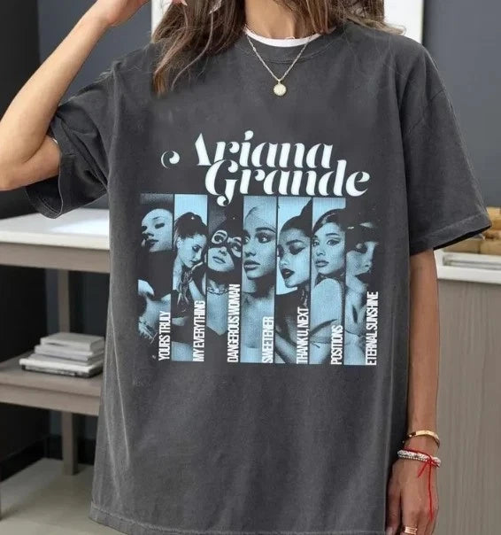 Grande Albums Vintage Graphic Merch Shirt