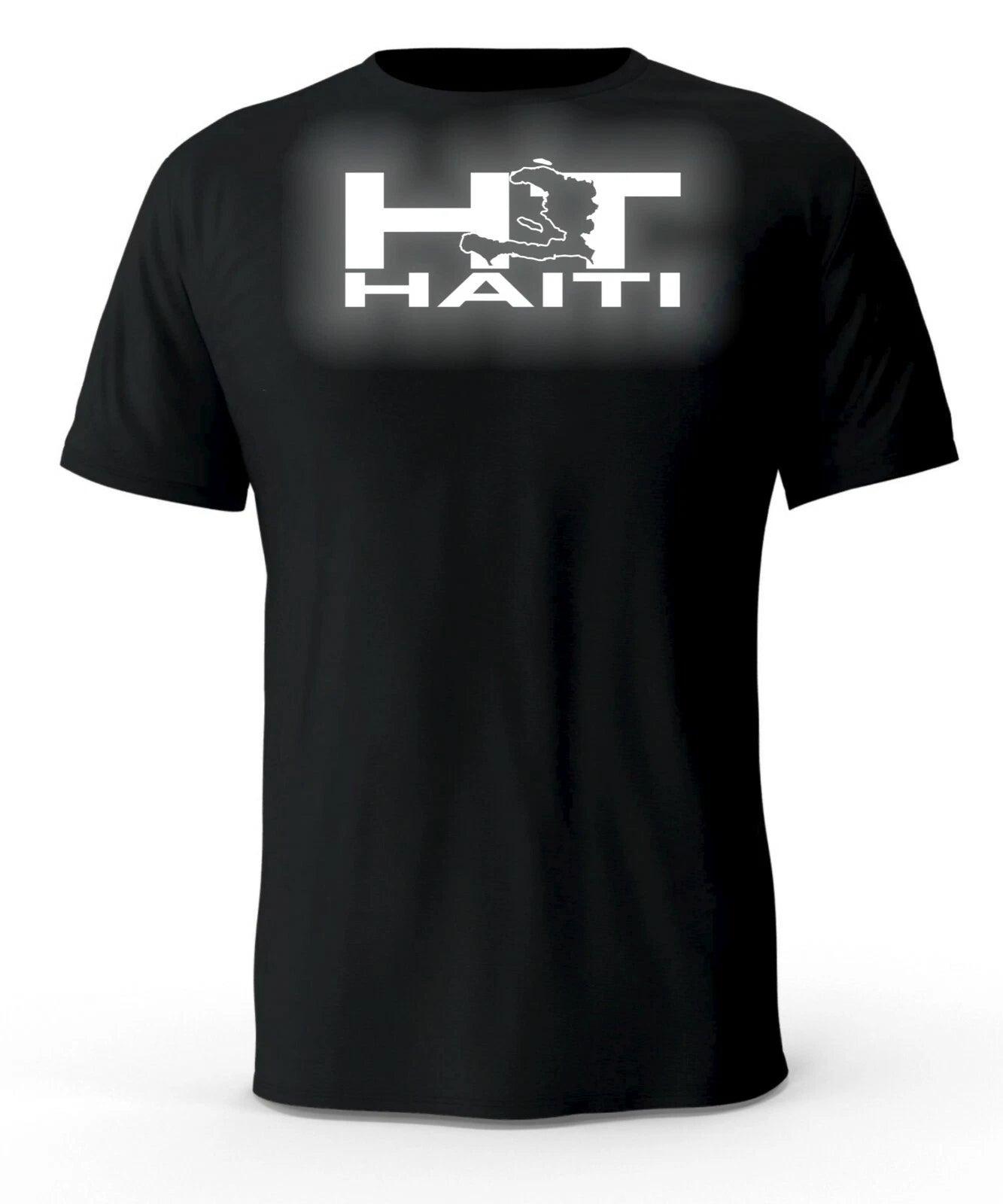 Haiti HT Reflective Logo Black T-Shirt