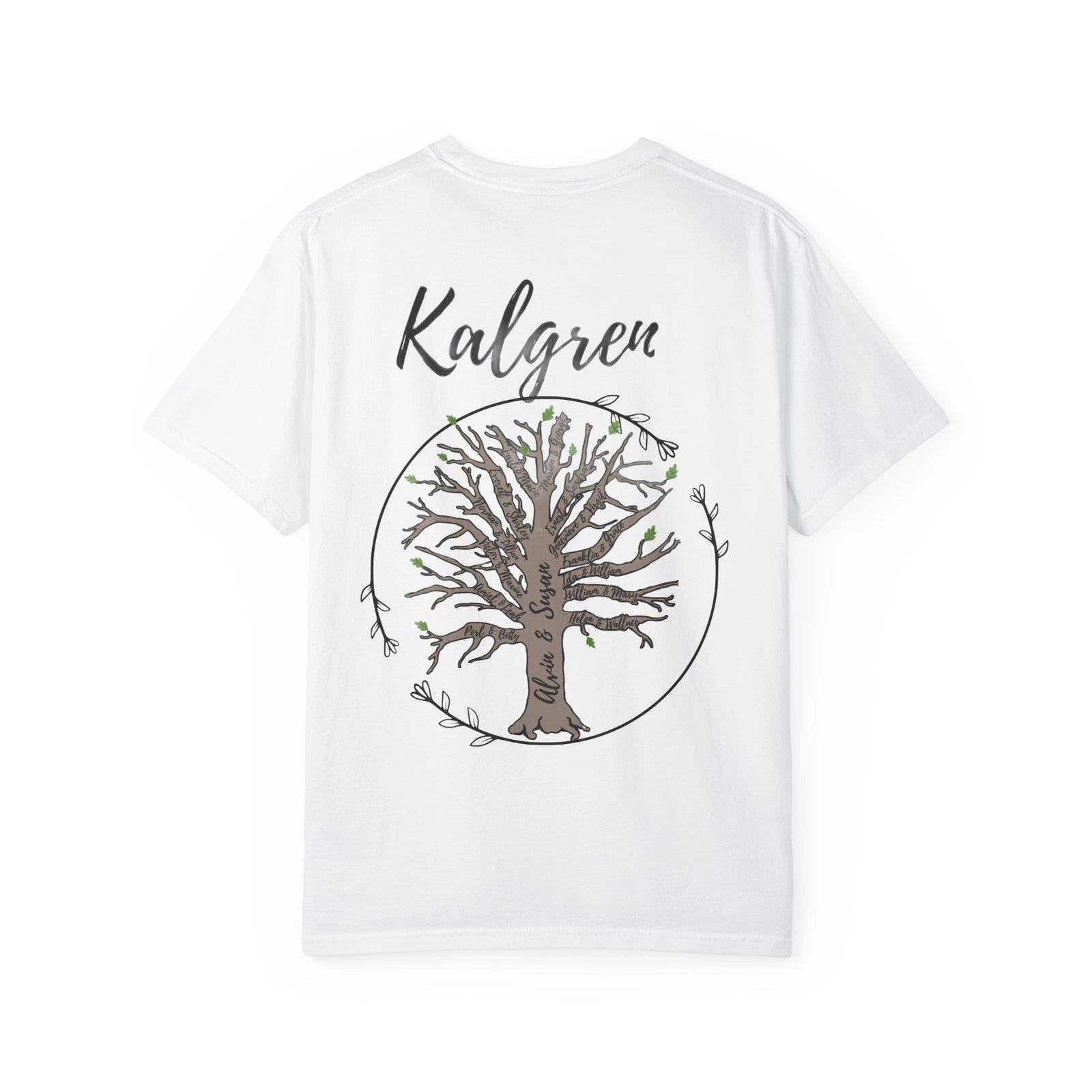 Family Name Tree T-shirt | Custom Surname Tree Tee