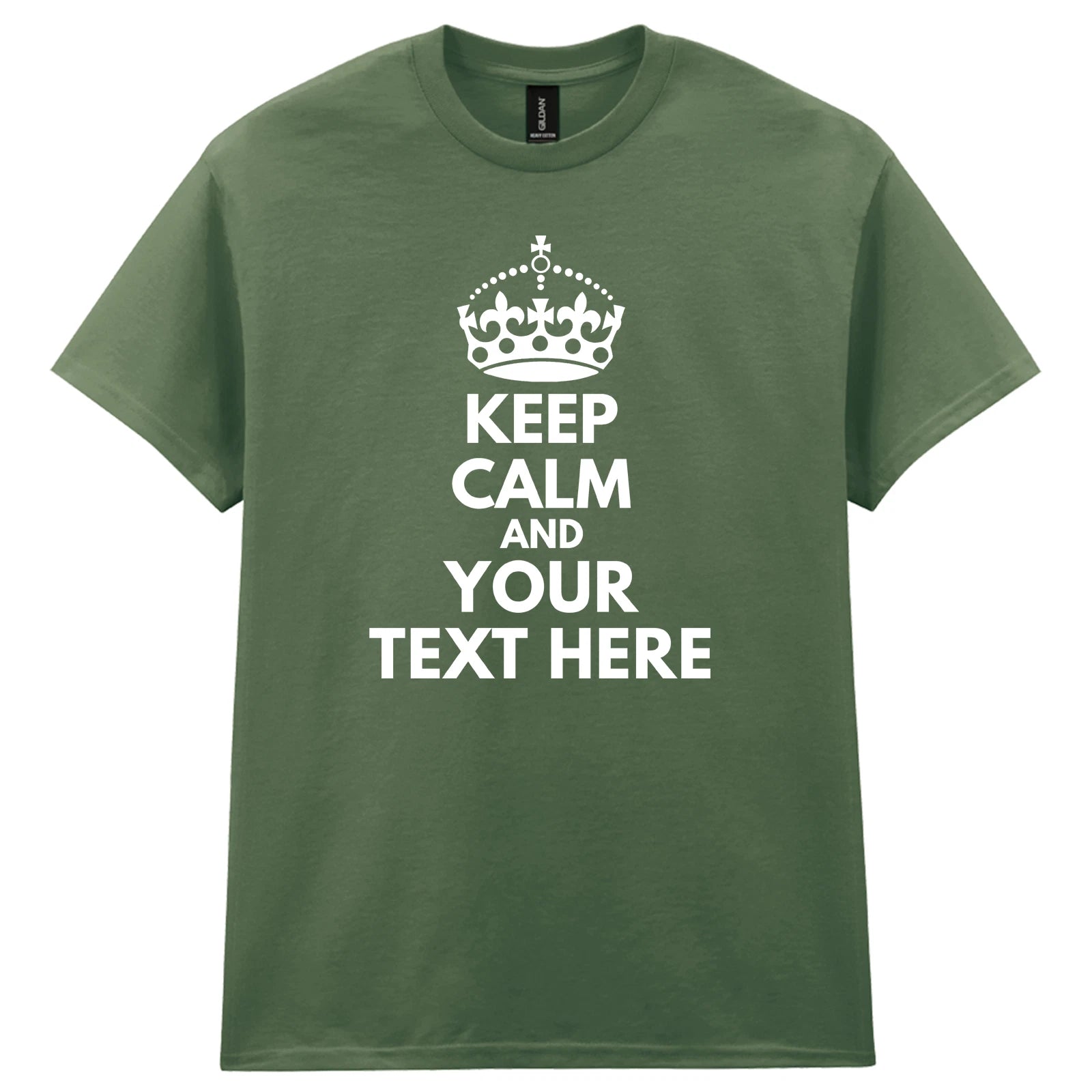 Mens Custom Keep Calm Tshirt • Mens Unisex T Shirt