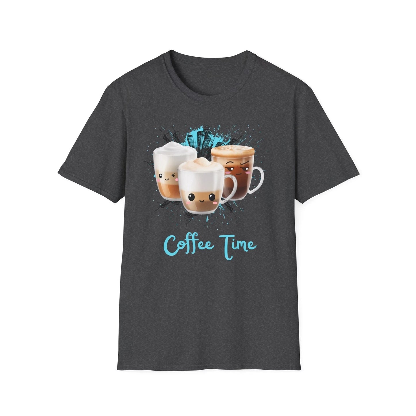 Coffee T-Shirt, Coffee Graphic Tee, Drink Lover Gift, Coffee Shop, Café Style