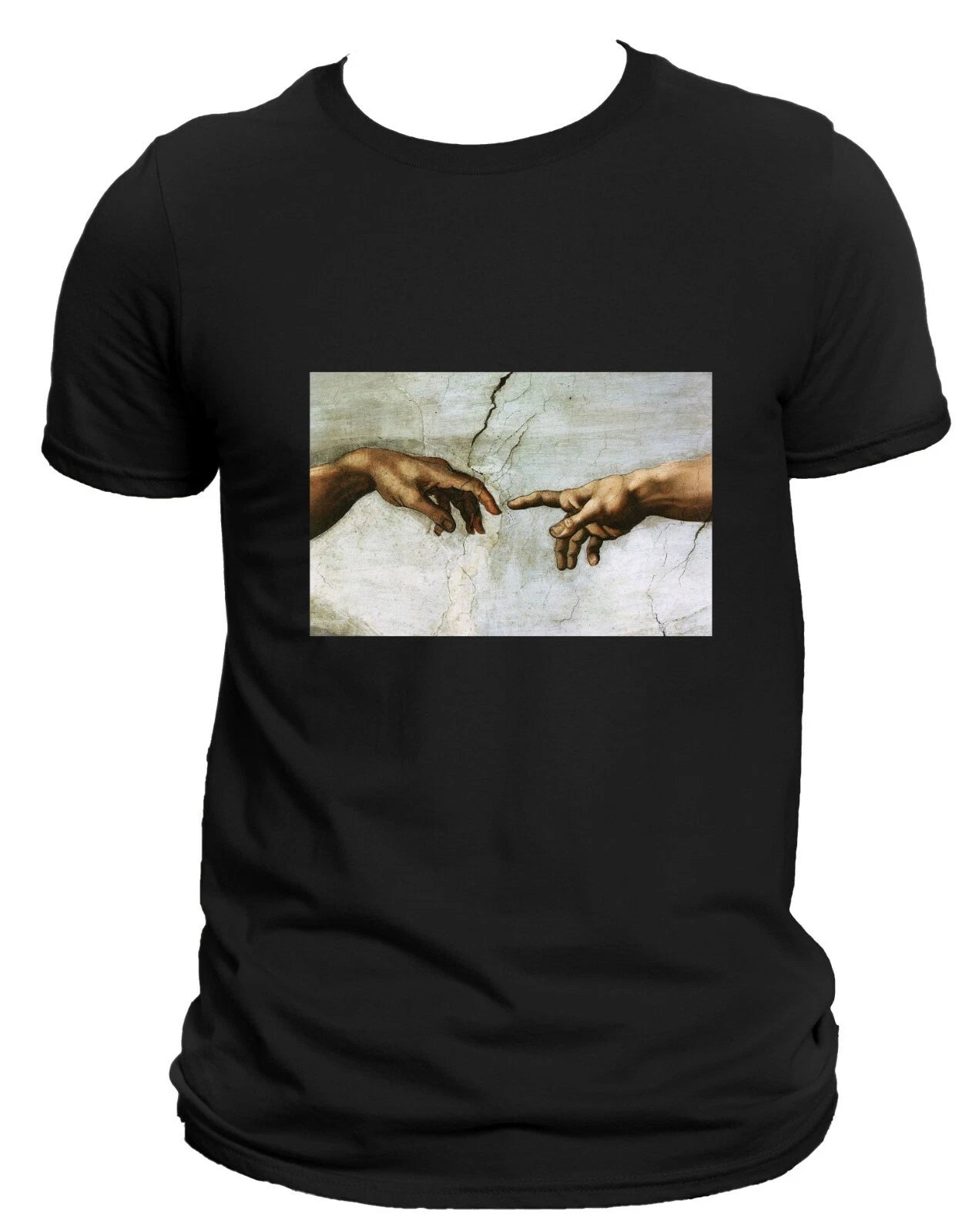 The Creation of Adam Famous Christian Art T-Shirt Aesthetic Religion Inspired