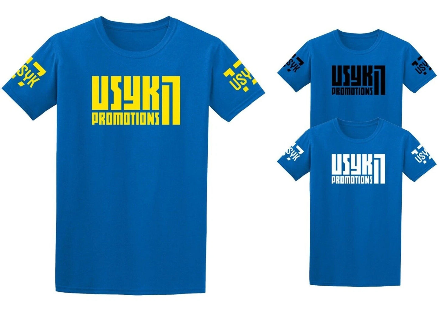 Oleksandr Usyk Royal Blue T-Shirt Sizes S M L XL 2XL