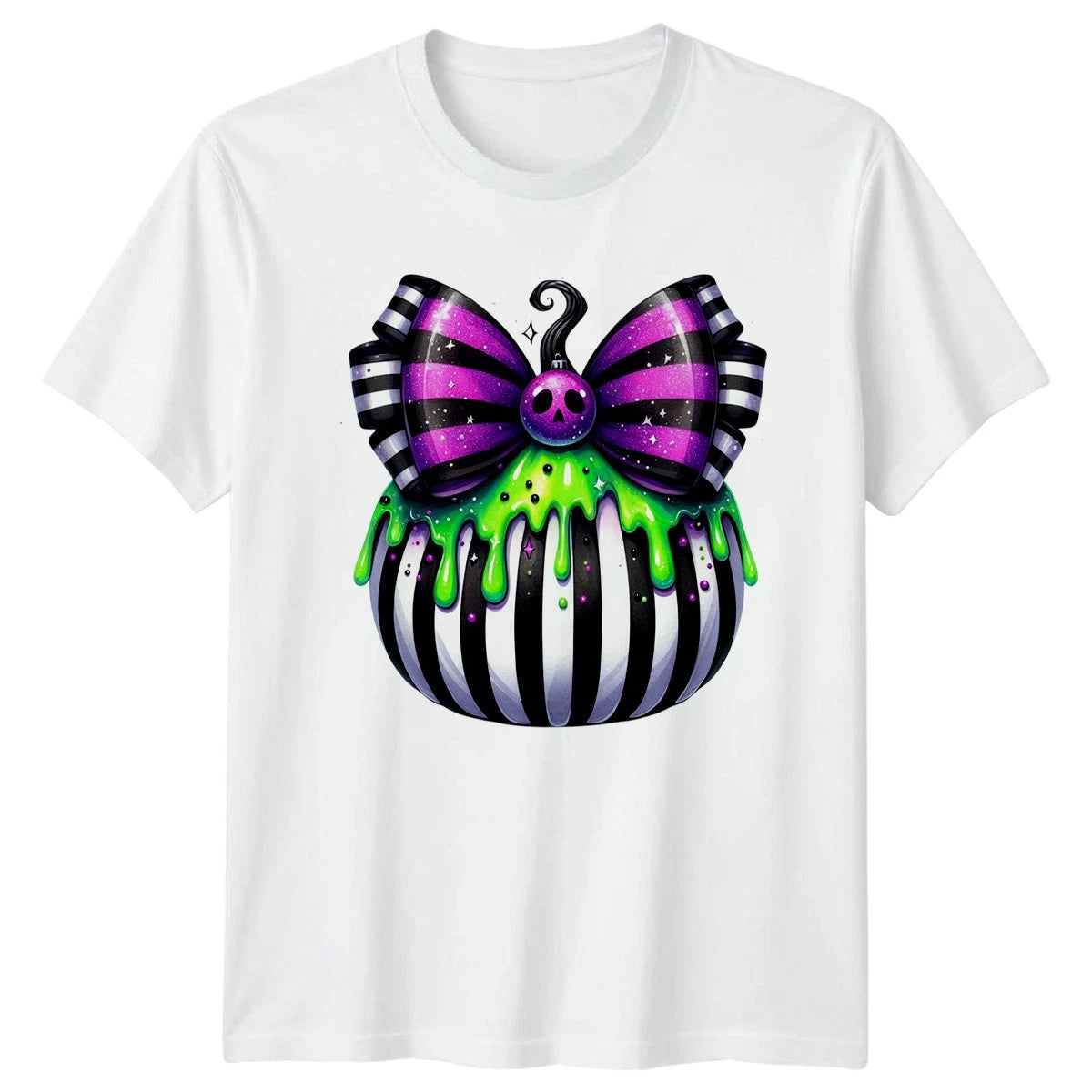 Gothic Skull Orb Halloween Holidays Mens T-Shirt Womens Graphic Tee