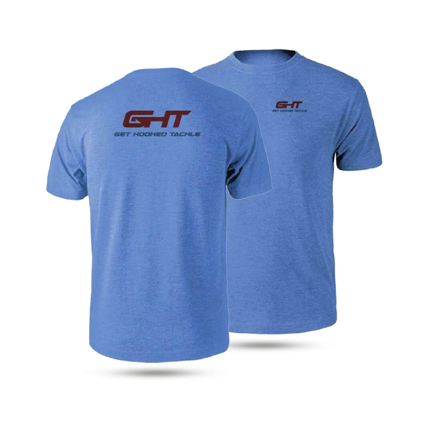GHT Men T-Shirt Solid Tri-Blend Short Sleeve Flag Top Shirt Tee S-2XL