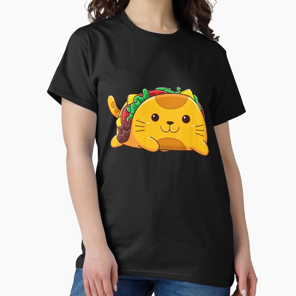 Yummy Kawaii Cat Taco by PosterpartyCo