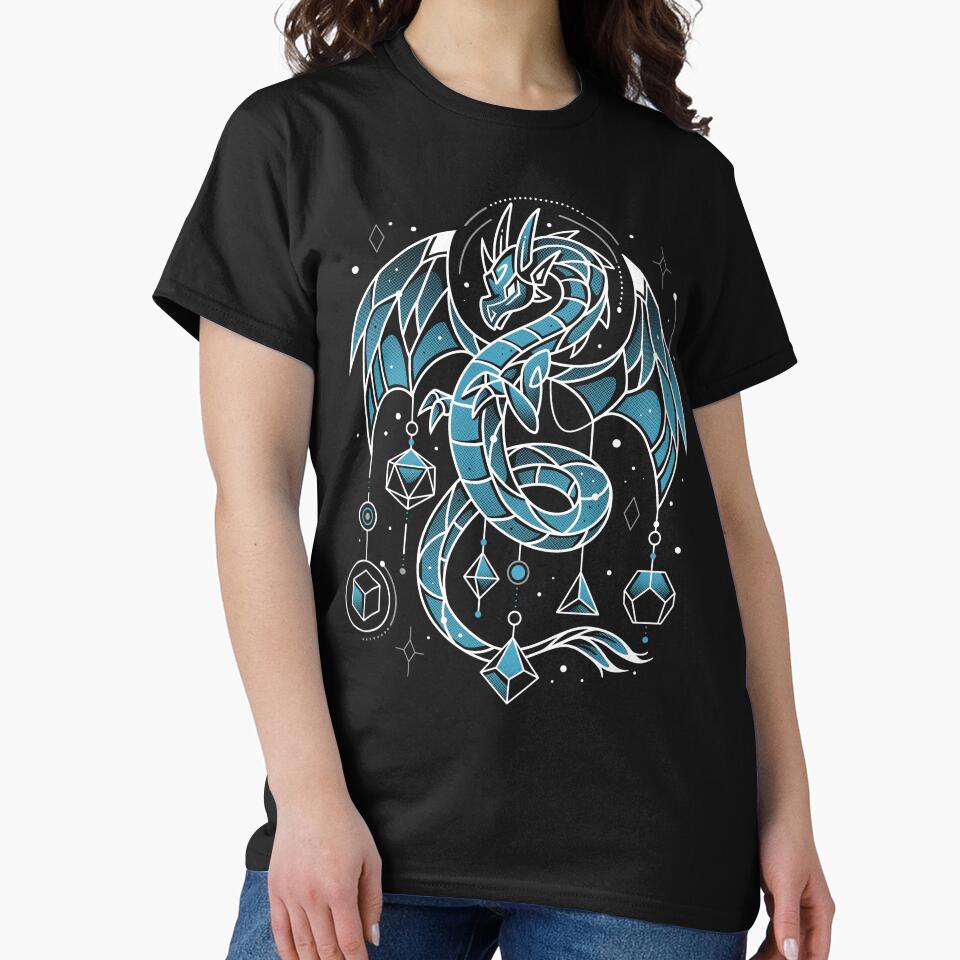 Frozen Dice Dragon - D20 Keeper by Snouleaf
