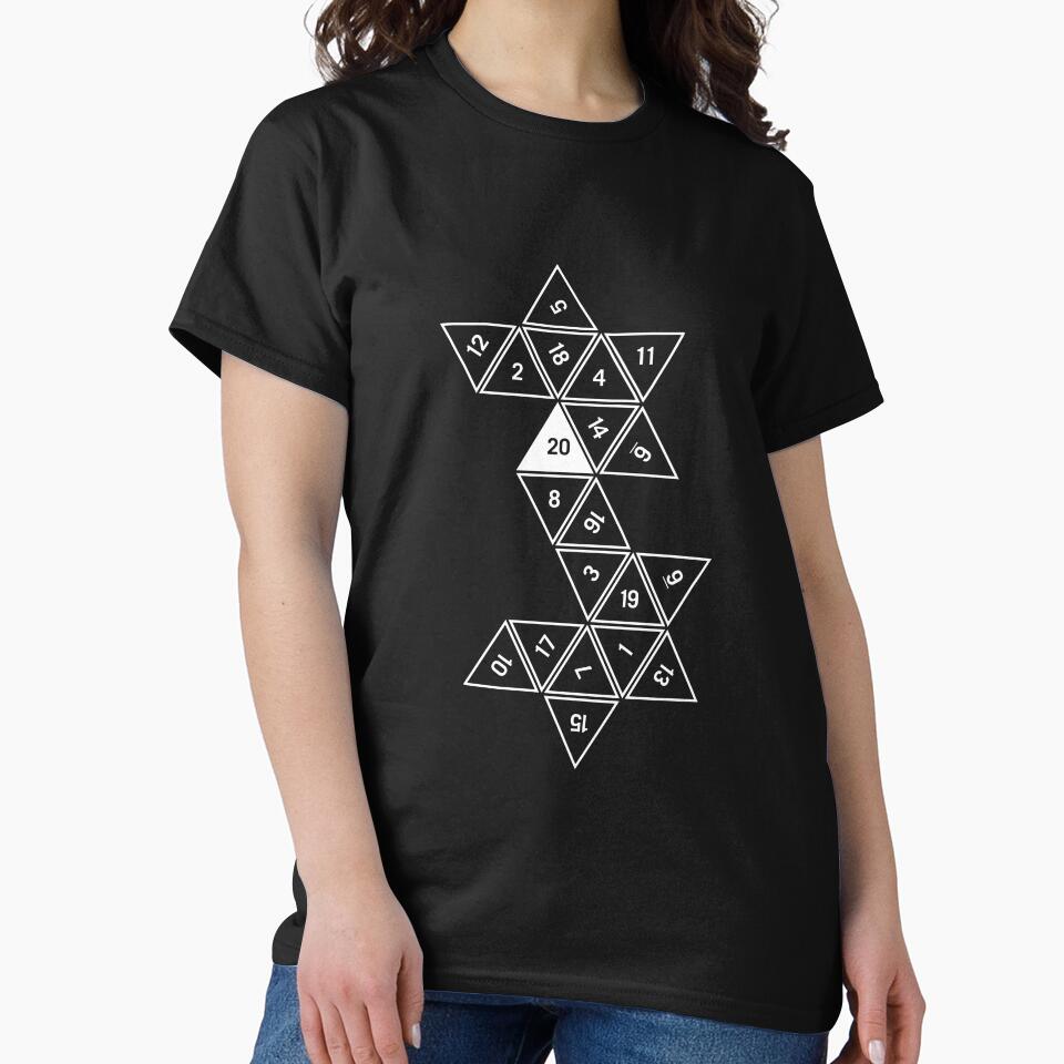 Unrolled D20 by clarkstpress