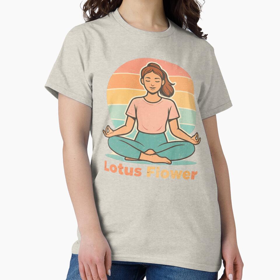 Find Your Inner Lotus - Vintage Yoga by VINTAGEPUNTEES