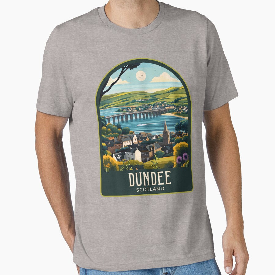 Dundee Vintage Travel Illustration by HomeLivingCo