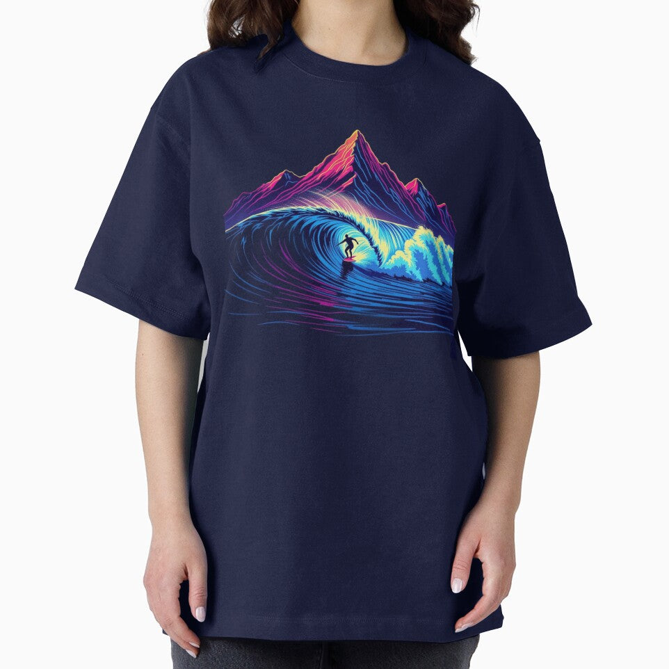 ocean wave and mountain by JackFreestone